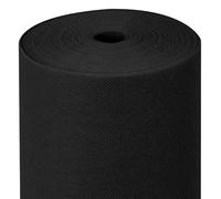 Horeca Collection Maxi Products - Rollo de Mantel TNT Sin Precorte Negro - 1,2 x 50 m - Tejido no Tejido Spunbond (TNT) - Desechable con Efecto Tela - Resistente a Líquidos - Catering - Impermeable