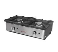 Horemaq Cocina de Gas Butano 2 Fuegos de Sobremesa Profesional 12 kW