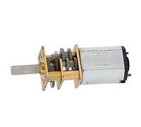 Horett 12FN20 DC 6V Robot Gear Motor Motorreductor Motorreductor 10RPM Reducción Motor Actuador Lineal 3 X 10mm Varilla Roscada Eje de Salida para RC Coche Robot Modelo Juguetes