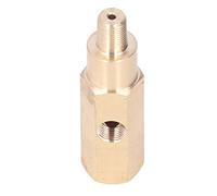 Horett Adaptador de Manómetro de Presión Aceite, Pieza en T Latón 1/8 | Metal Build, Resistencia a la Óxido, Conexión de Sensor, Modificación Universal de Coche, Pieza de Ajuste Automotriz