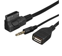 Horett Cable Auxiliar del Cargador USB de la Interfaz MDI AMI MMI de Música para A6L A8L A3 A4L A1 Experiencia Audio Premium
