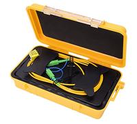 Horett Cable de Lanzamiento OTDR Eliminador de Zona Muerta OTDR Cable Lanzamiento Fibra óptica Anillo Fibra Modo único 9/125 500 M SC/a SC/Pérdida 0,5 DBm/km con Caja