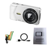 Horett Cámara Digital 4K 64MP 18X Zoom Selfie Video para Principiantes | Cámara para Estudiantes, LCD de 2,8 Pulgadas, Espejo para Selfies Incorporado, Carga Tipo C, Batería de 2000 MAh, Viajes y