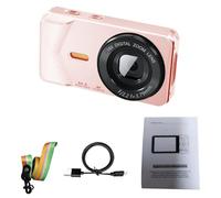 Horett Cámara Digital 4K 64MP 18X Zoom Selfie Video para Principiantes | Cámara para Estudiantes, LCD de 2,8 Pulgadas, Espejo para Selfies Incorporado, Carga Tipo C, Batería de 2000 MAh, Viajes y