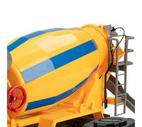 Horett Camión Mezclador de Cemento, Frijoles Coloridos de Gran Tamaño con Salida Giratoria 180 Grados para Niños, Material ABS 550g (Tamaño Grande sin Sonido ni luz.)