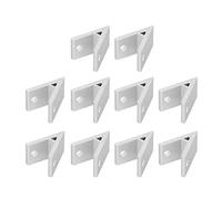 Horett Conectores de Perfil de Aluminio Esquina ángulo 45 Grados Conector Esquina 45 Grados Soporte ángulo ° con Múltiples Tamaños Orificios para Perfiles (4040-)