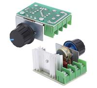 Horett Controlador de Velocidad del Motor de CA Módulo Regulación Velocidad del Motor CA Controlador Electrónico 2000 W PWM 110 V-220 V Salida 50