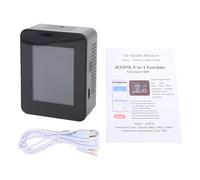 Horett Detector Versátil de Calidad del Aire con Seguimiento Confiable para Uso en Interiores PM1.0/PM2.5/PM10 (Negro 2CO9TB)