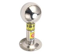 Horett Eliminador de Estática del Cuerpo Humano Liberador Electrostático Bola de Descarga Estática Acero Inoxidable 304 Montado en la Pared Tipo Táctil Respuesta Rápida A Prueba