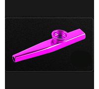 Horett Instrumento de Boca de Diafragma Kazoo Metal Compacto 4,7 Pulgadas | Construcción de Metal, Zumbido, para Principiantes, Tamaño Compacto de 4,7 Pulgadas, Instrumento de Viento, Acabado Liso