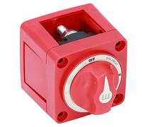 Horett Interruptor de Batería Interruptor de Perilla Batería Corte 300A Circuito Dual Dos Bancos Baterías Aislados Hacen Antes la Rotura IP66 12V 24V