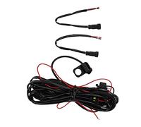 Horett Interruptor de Manillar de Motocicleta, Arnés Engranaje Doble | Aluminio Cobre, Carcasa Impermeable, Control de Luz Antiniebla, Uso de Foco LED, Ajuste para ATV, Compatibilidad Todoterreno