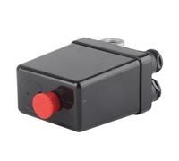 Horett Interruptor de Presión del Compresor de Aire Interruptor Presión 4 Puertos 4 Vías Aire Puertos NPT 1/2 pulg. 90-120