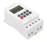 Horett Interruptor de Tiempo Digital Temporizador Interruptor de Control Controlador Tiempo Temporizador Microcomputadora LCD KG316S 220V 32 Encendido Apagado 1 Segundo a 168