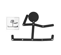 Horett Juguete Stickman de Madera Stickman Puzzle Toy Figura de Madera Puzzle Coordinación Mano-Ojo Percepción Espacial Pensamiento Lógico Material Tilo con Acabado sin Rebabas