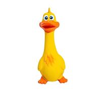 Horett Juguetes de Pollo de Látex, Juguetes Chirriantes para Perros, Duraderos, Resistentes a Las Mordeduras, para Juegos Interactivos en Interiores y Exteriores, 1 Pieza (Amarilla)