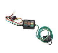 Horett Kit de Arnés de Cableado para Remolque Arnés Cables para Remolque Conector en T Cables 55370 Reemplazo ABS 4 Pines Plano 4 Vías con Cubierta Antipolvo