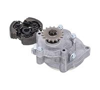 Horett Kit de Caja de Cambios Embrague, 17T 5:1 para Mini Pit Bike y | Construcción de Aleación de Metal, Resistente a la Corrosión, Reemplazo Directo, Cadena T8F, Accesorio para ATV, Montaje de