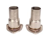 Horett Kit Reductor de Escape de Acero para Automoción, 2 1/2 a 2 | Construcción de Acero, Conexiones Turbo Automotrices, Adaptador de Tubería, Junta de Brida de 3 Pernos, Resistente a la