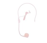 Horett Micrófono con Cable de 3,5 Mm, Micrófono Unidireccional con Cancelación de Ruido y Tubo Flexible para Discursos en el Aula y Servicios Religiosos (Rosa)