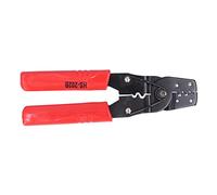 Horett Mini Alicates de Prensado Pelacables Pelacables Alicates Acero con Alto Contenido de Carbono Prensado y Corte Multifuncional 0,08-2,5 mm² con PVC para Electricistas