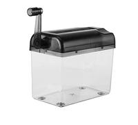 Horett Mini Trituradora Manual de Papel A6, Trituradora de Archivos Portátil con Manivela, Ideal para Uso en el Hogar y la Oficina, Compacta y Fácil Almacenar (Gris)