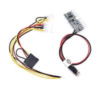 Horett Módulo de Fuente de Alimentación DC ATX Placa Fuente Alimentación Placa PSU Convertidora 160W 12V Mini ITX 24Pin Diseño Compacto Silencioso sin Ventilador con