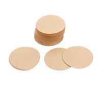 Horett Papel de Filtro de Cápsulas café 500 Unidades para, Filtros Redondos Biodegradables para una Fácil Limpieza, Ajuste Preciso y Filtración Mejorada, Tamaño 32 Mm