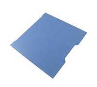 Horett Placa de Construcción Flexible 355x345 Mm Baja Temperatura Azul | Cama para Impresora 3D, Compatible con Lab H2D, PLA PETG ABS PA, Revestimiento Laminado en Frío Esmerilado, Doble Cara