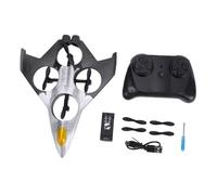 Horett Planeador RC de 2.4G con Mantenimiento de Altitud, Control Remoto, Giros 3D, Modo sin Orientación, Despegue/Aterrizaje con un Solo Botón, Retorno un Solo Botón, Modos (Negra)