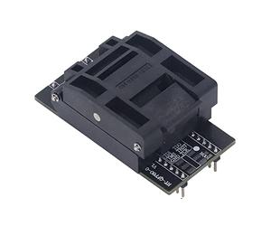 Horett Programador Zócalo Adaptador Zócalo ICSP QFP80 Adaptador Serie ICSP Interfaz Programación de Alto Voltaje Paralelo de Alta Velocidad con Lector Tarjetas USB para QFP80