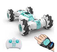 Horett S-012 RC Stunt Car Remote Control Watch Sensor de Gestos Deformable Toy Cars Todo Terreno Velocidad 2.4GHz 4WD 360 ° Rotación Whirligig Vehículo Todoterreno Regalo para niños Niños Cumpleaños
