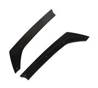 Horett Spoiler Parachoques Trasero Abs Negro Brillo 2 Piezas G20 G21 | Material Abs, Revestimiento UV, Negro Brillante, sin Instalación de Taladro, Divisor Lateral del Parachoques Trasero, Solo