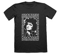 HOREUDAR Pa Siouxsie and The Banshees Shirt London Usic T-Shirt Men's Man Black XL