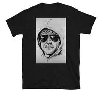HOREUDAR Unabomber Ted Kaczynski Wanted Poster 1 Police Sketch 5 Mens T-Shirt Black XXL