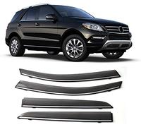 HORFOD Cortavientos Coche Deflectores De Aire, para Mercedes ML 2012-2015 Deflector Ventanilla Coche Cortavientos Coche Viseras