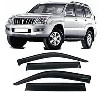 HORFOD Deflectores de Aire para Land Cruiser Prado 120 Fj120 2003-2020, Deflectores de Viento, Cortavientos Ventana Coche Derivabrisas Deflectores