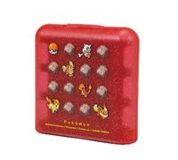 Hori - Estuche para 24 Tarjetas de Juego (Pokémon Píxel Rojo) para Nintendo Switch - Licencia Oficial