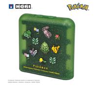 HORI - Estuche para 24 tarjetas de juego (Pokémon Píxel Verde) para Nintendo Switch - Licencia oficial