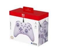 Hori nsx-104e mando y volante lavanda usb gamepad nintendo switch, nin