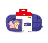 Hori Puff Pouch (Negro) Bolsa de Transporte para Nintendo Switch 2, con Licencia Oficial de Nintendo, Kirby & Waddle DEE, tamaño Mediano