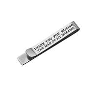 HORIALENCE 1 Pieza Clip de para Novia con Father Of The Groom y Thank You For Raising The Man Of Accesorio Elegante para Bodas y Ocasiones Formales