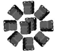 Horialence 10 clips metálicos en U para guardabarros de coche y cubierta del motor, soporte estable para fijación segura en el coche