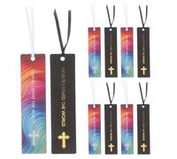 HORIALENCE 10 marcapáginas con versículos bíblicos, sujetapáginas de lectura cristiana para hombres y mujeres, marcapáginas para eventos de la iglesia y educación religiosa.
