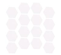HORIALENCE 100piezas Plantillas Hexagonales de Papel para Acolchado Moldes Perforadores para Costura Accesorios Manualidades DIY Papel para Patchwork y Confección