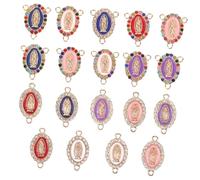 HORIALENCE 19 Piezas de Dijes de Virgen María de Aleación para Joyería Diy, Colgantes Delicados y Accesorios Elegantes para Proyectos de Artesanía Varios estilos