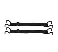 HORIALENCE 2 correas de bloqueo para cubos de basura, pestillo de metal con forma de garra para la tapa del cubo, protección contra animales a prueba de la intemperie, seguridad a prueba de mapaches