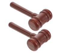 HORIALENCE 2 Piezas Martillo de Juez para Juguete de Plástico Accesorio de Vestuario para Rol y Fiestas Martillo Realista para Fomentar la Imaginación Comunicación