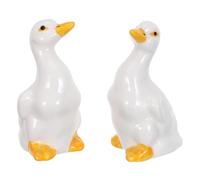 HORIALENCE 2 Piezas Tapas de Pato Pernos de Inodoro Cerámica de para Forma Cubiertas Creativas y Funcionales para Accesorios Bidet en Baño y Hogar