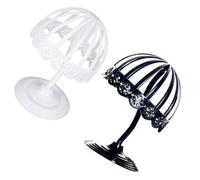 HORIALENCE 2 Soportes de Plástico para Sombreros Huecos Diseño de Cúpula, Exhibidor para Guardar Sombreros Infantiles en Supermercado y Hogar